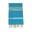 Traditionelles Fouta Kolora Azur 100x200 190g/m².