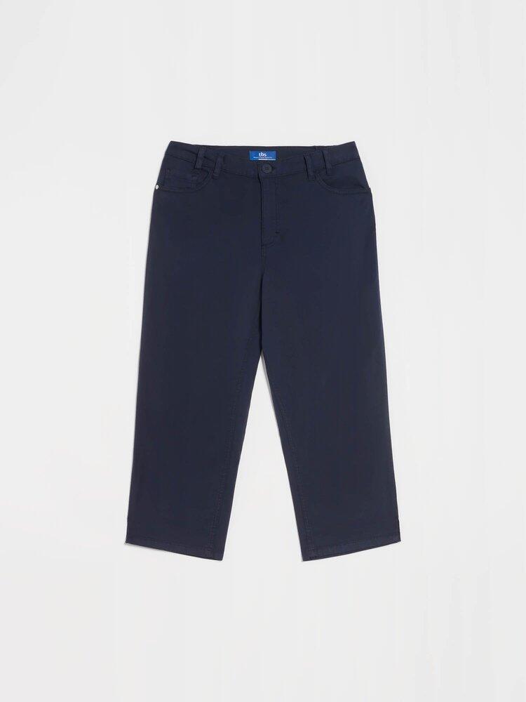Pantacourt da Donna Blu Navy Tbs Gemmecor 4/5