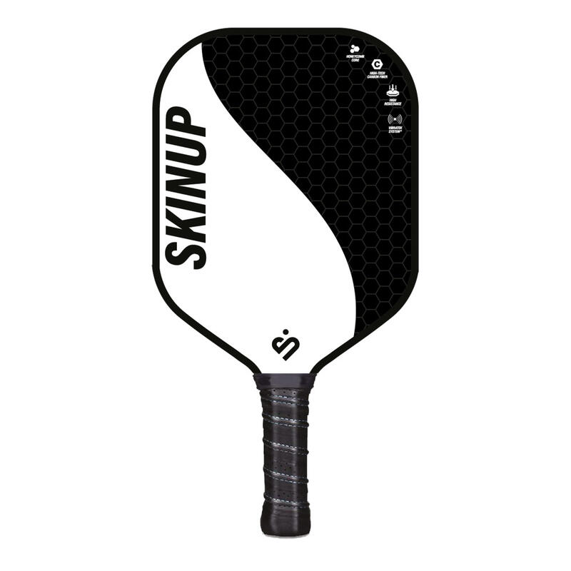 SKINUP 4 Raquettes Yin Yang oranje/wit Pickleball, 3 ballen en een net