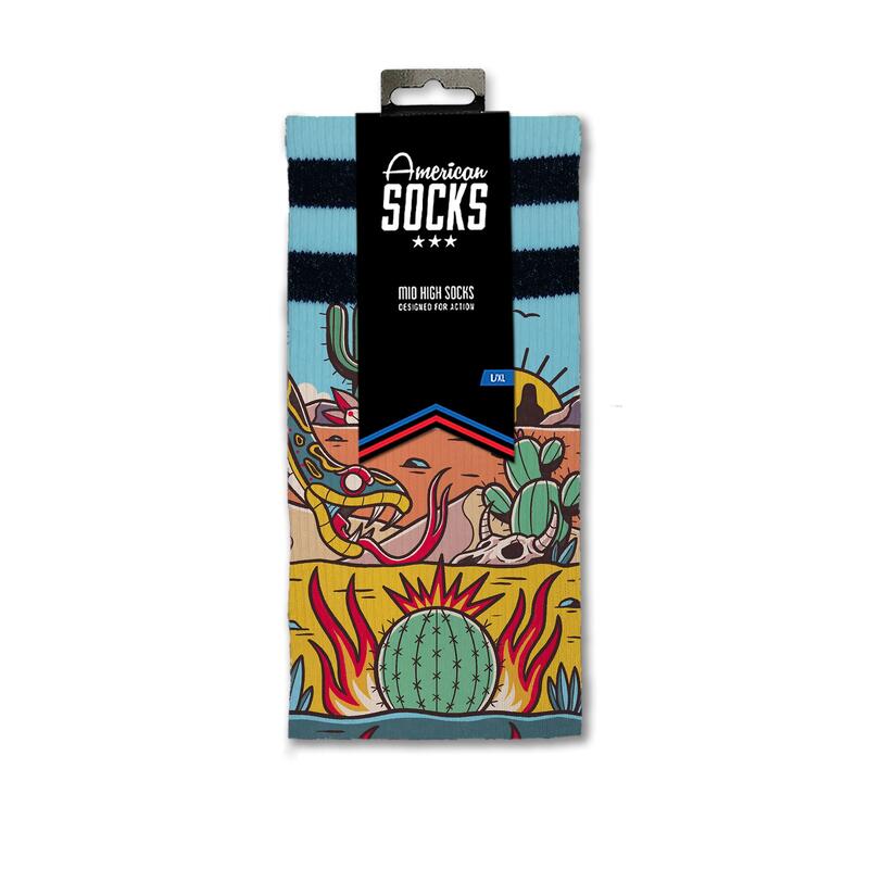 Chaussettes American Socks Rattlesnake - Mid High