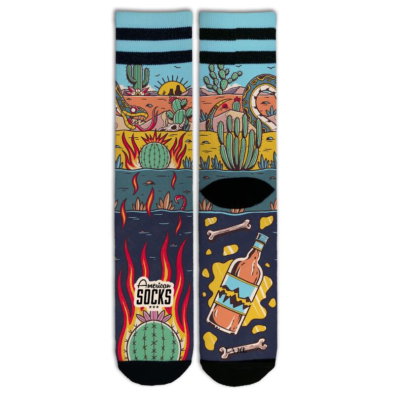 Chaussettes American Socks Rattlesnake - Mid High