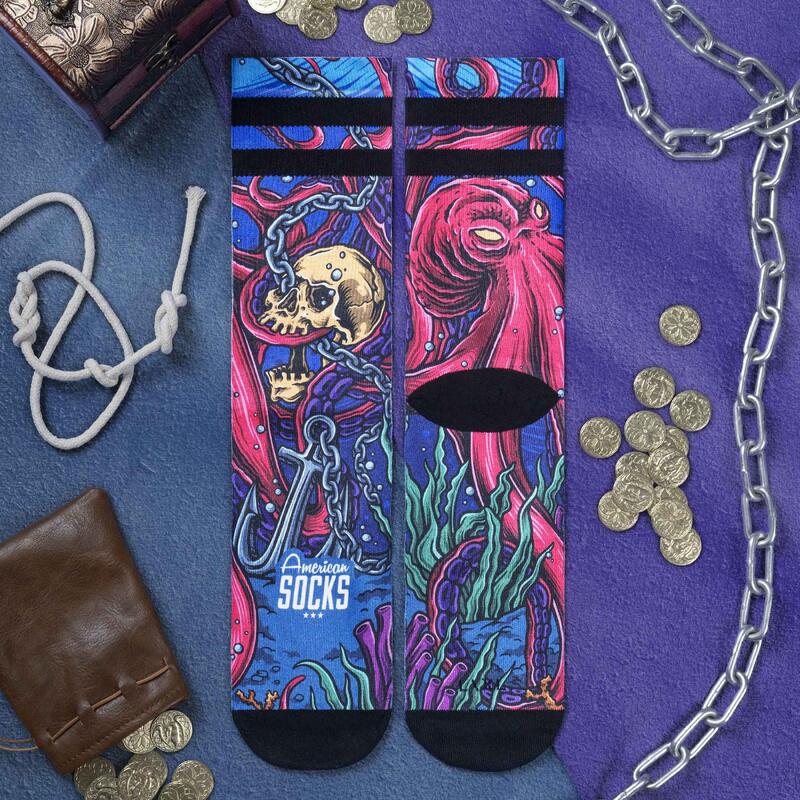 Chaussettes American Socks Octopus - Mid High