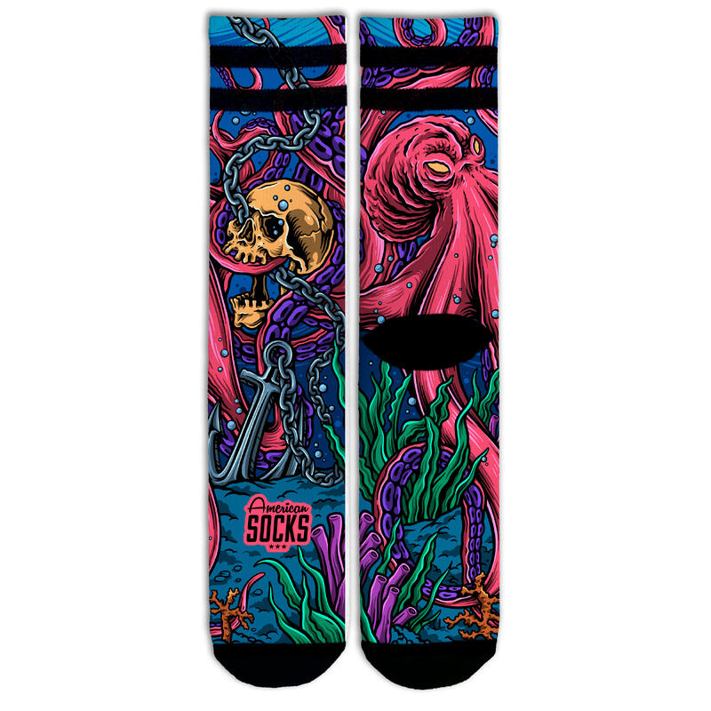 Chaussettes American Socks Octopus - Mid High