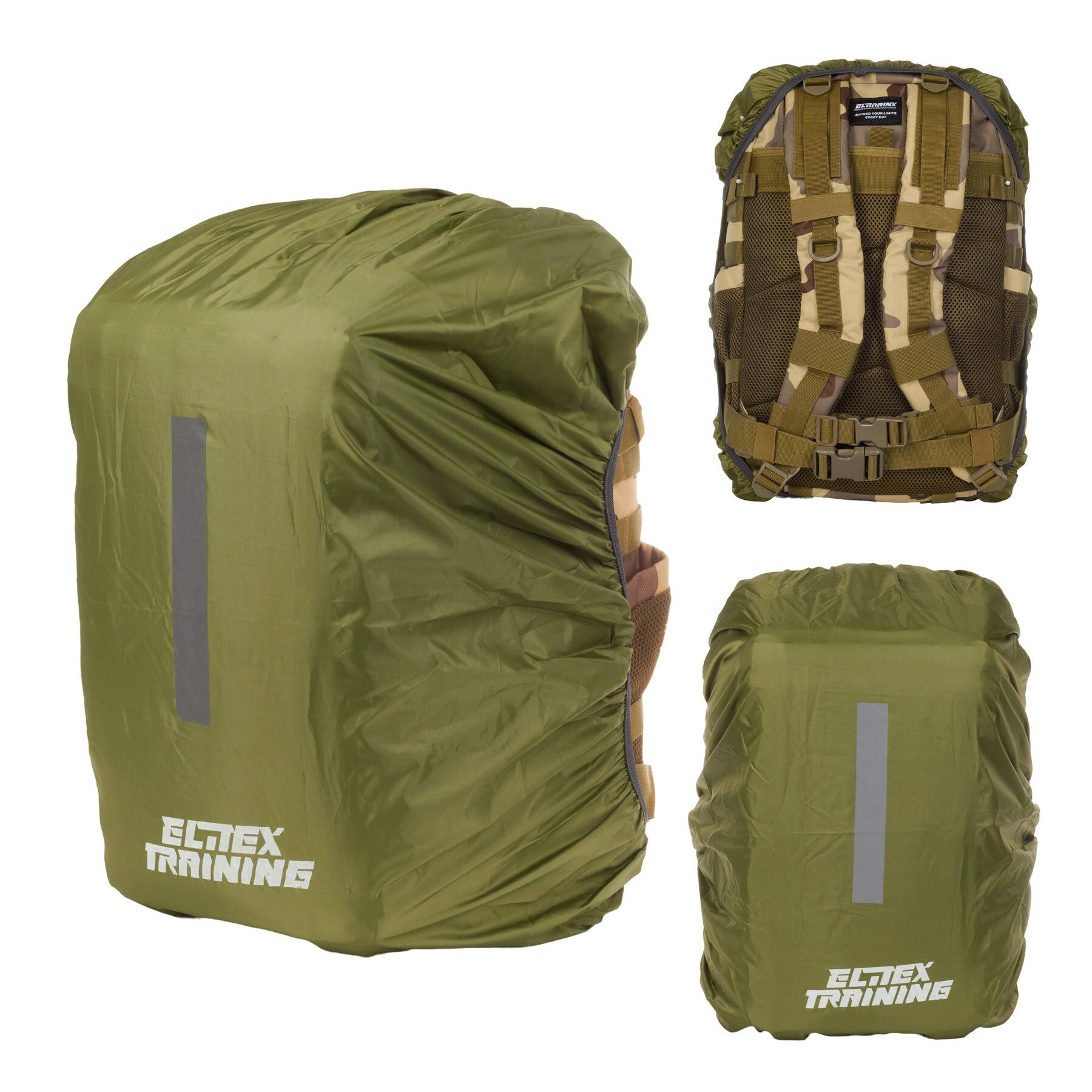 Funda protectora impermeable para Mochila 45L con banda reflectante Decathlon