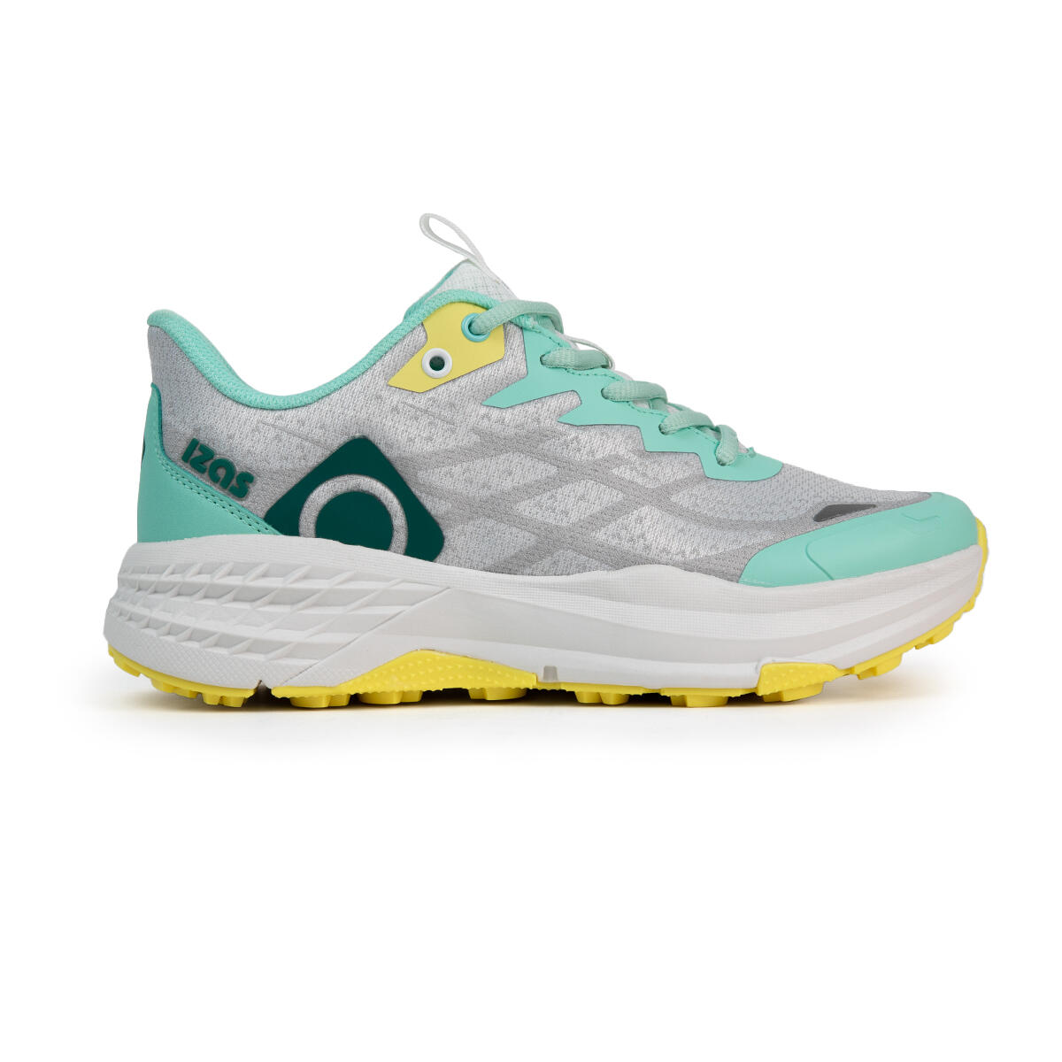 Izas - Izas Chaussures De Course À Pied Eagle W - Confort Et Adhérence Pour Les - Chaussures De Sport - Blanc|jaune|vert - 39 - Decathlon