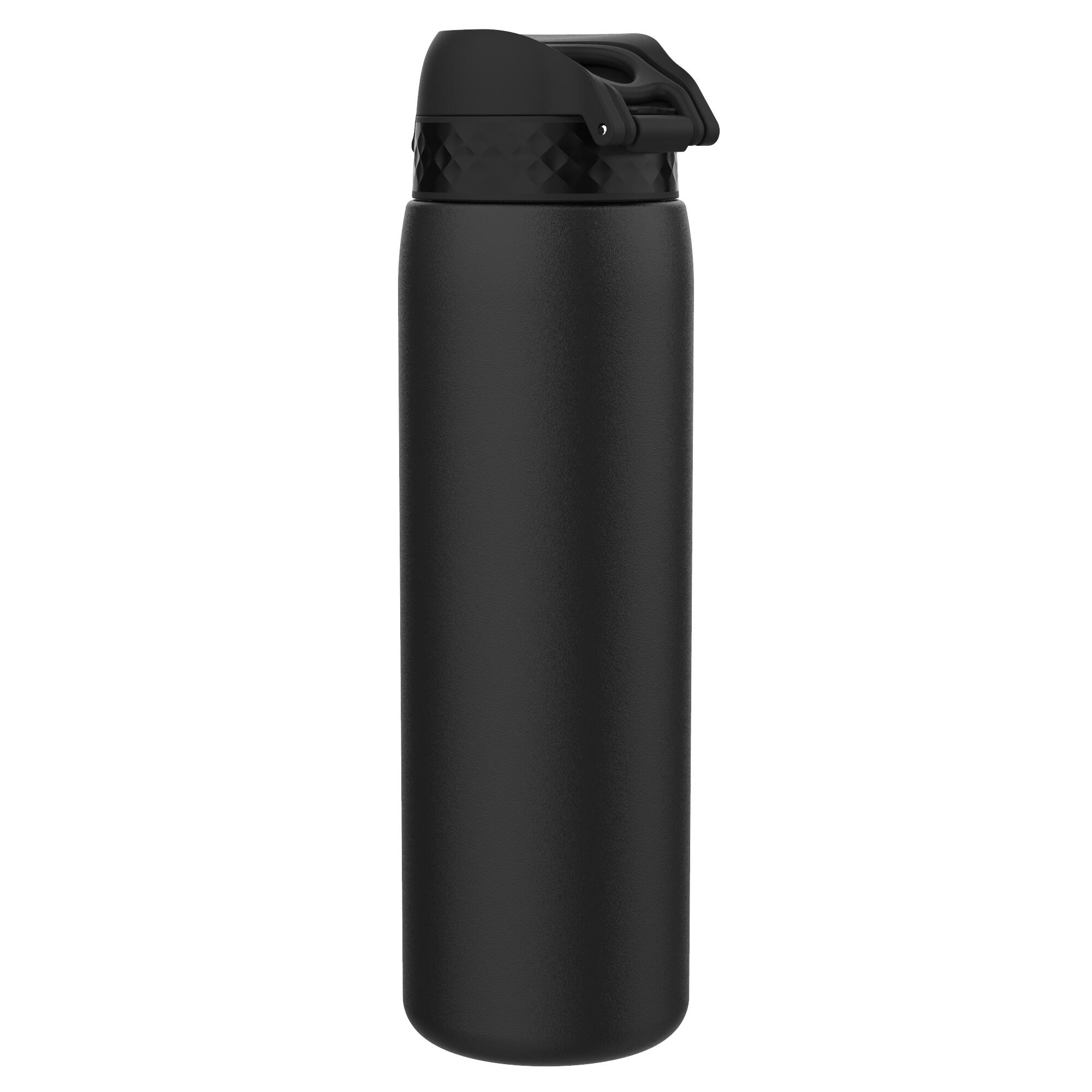 Leak Proof 1 Litre Thermal Water Bottle, Vacuum Insulated, Black, 1L 2/7