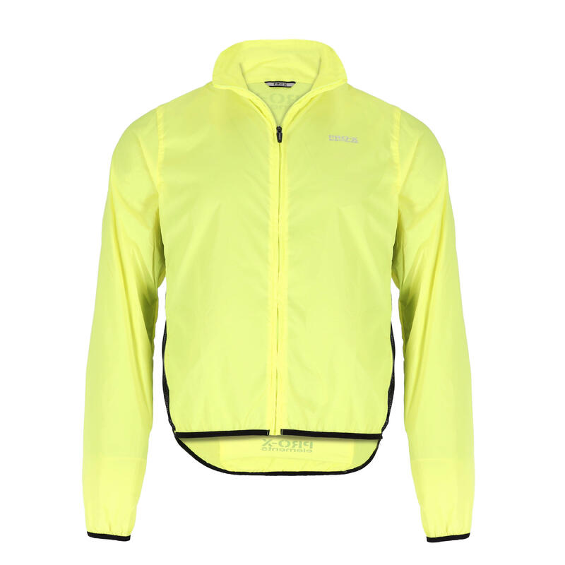 Herren Fahrradjacke WIND Neon gelb