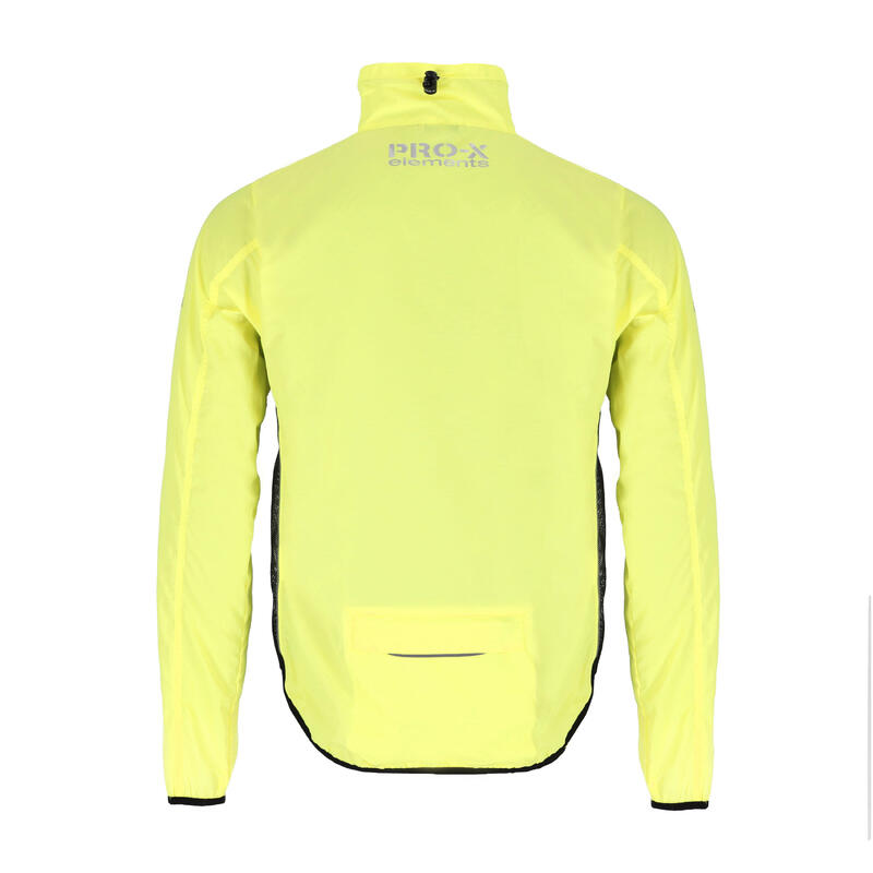 Herren Fahrradjacke WIND Neon gelb
