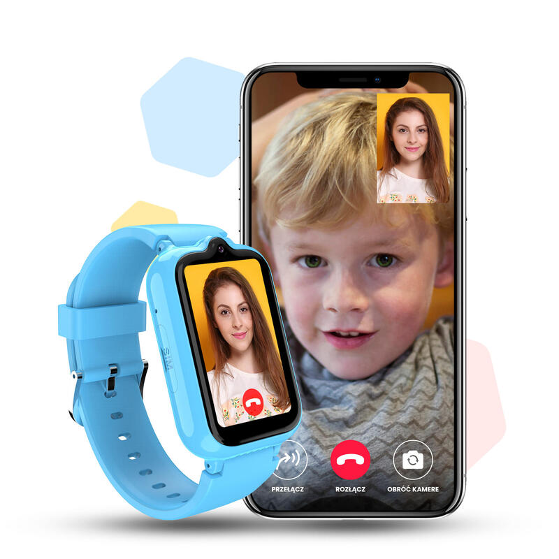 Smartwatch dla dzieci z GPS Manta Junior Joy 4G
