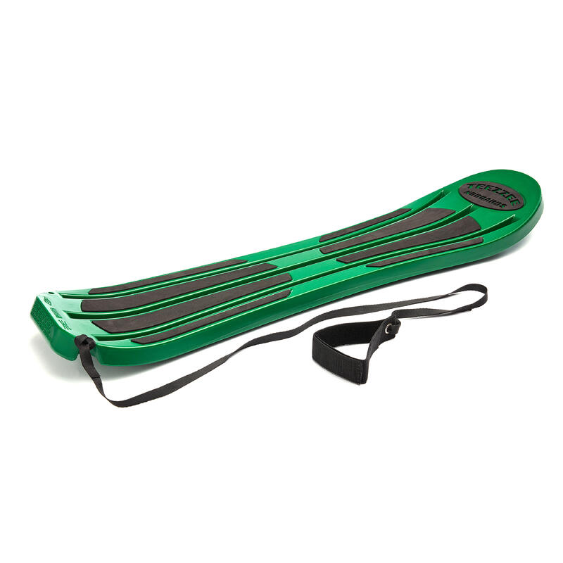 Kinder Anfänger Snowboard, Snowskate, Schlitten Alternative, "The Green Villain"