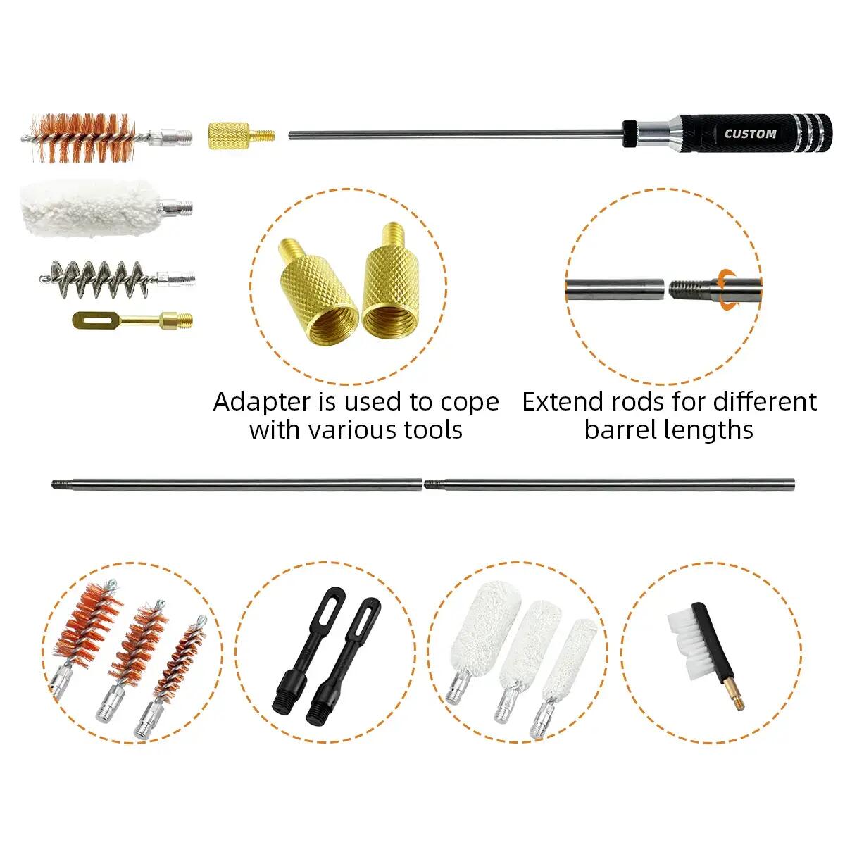 Kit de Curatare arme lise 3/5