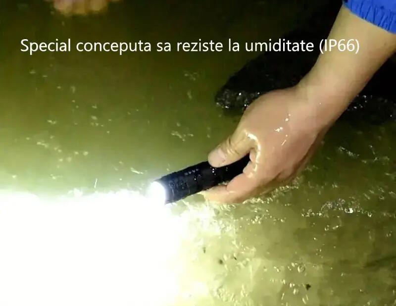 Lanterna reincarcabila Wuben L28 LED, cu acumulator inclus, 2000 lumeni 5/5