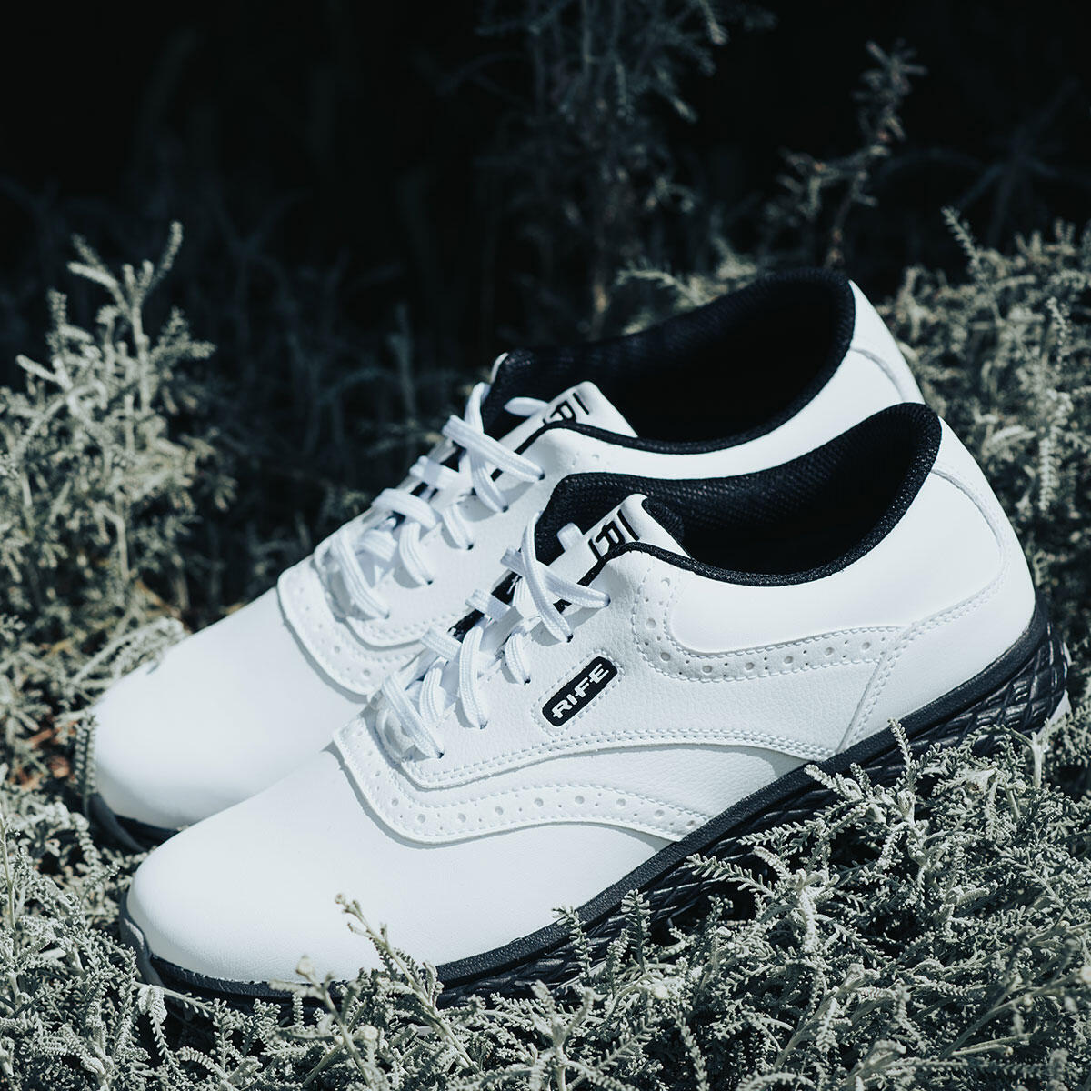 Rife Mens Waterproof RF09 Spiked Golf Shoes RIFE Decathlon