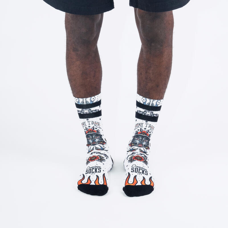 Calcetines divertidos para deporte American Socks Stay True - Mid High