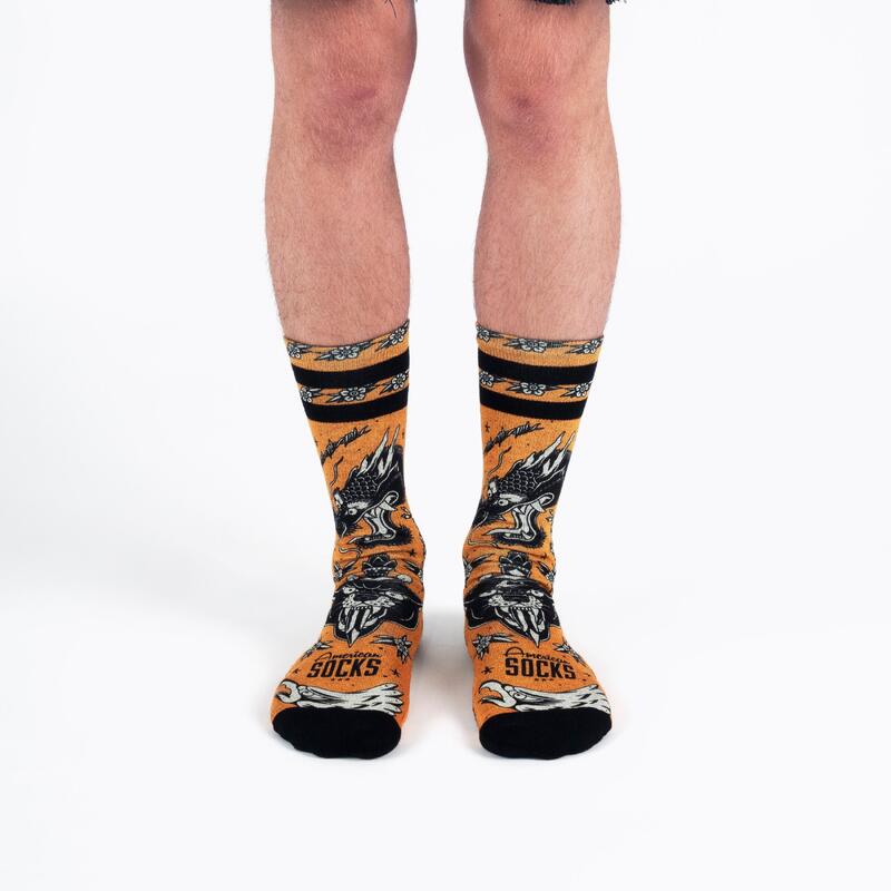 Calcetines divertidos para deporte American Socks Draco - Mid High