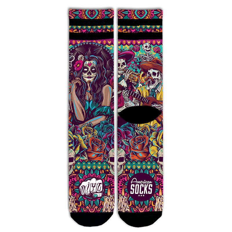 Calzini American Socks Día de los muertos - Mid High