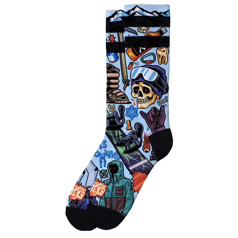 Chaussettes American Socks Snow Ripper - Mid High
