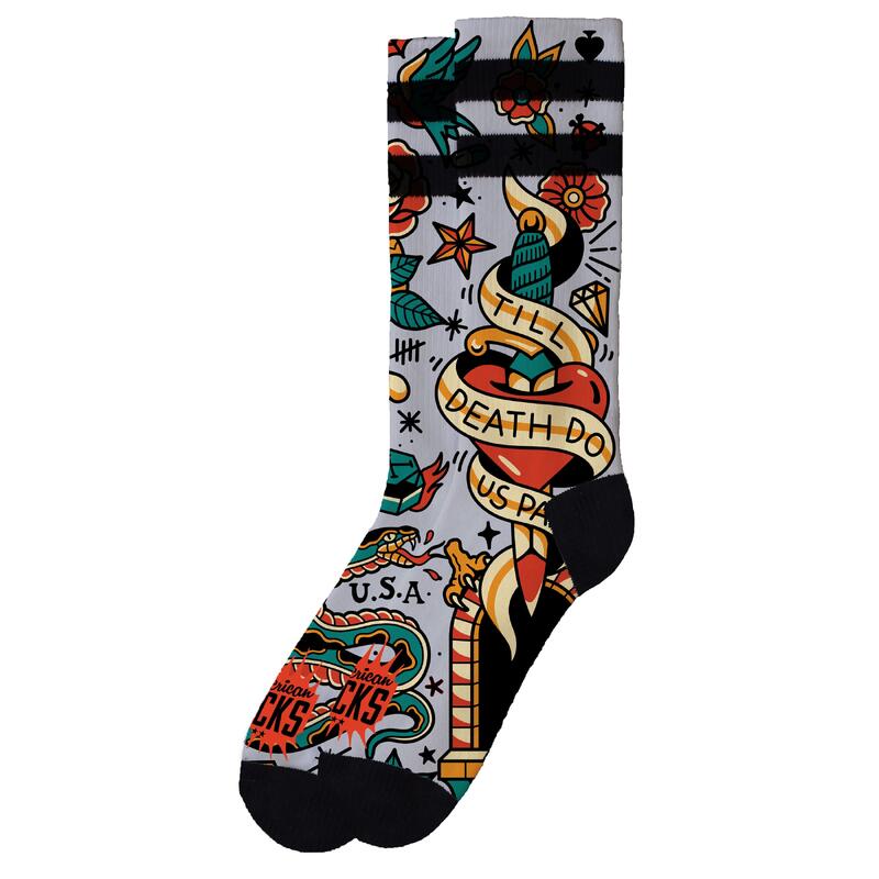 Calcetines divertidos deporte American Socks Till Death Do Us Part - Mid High