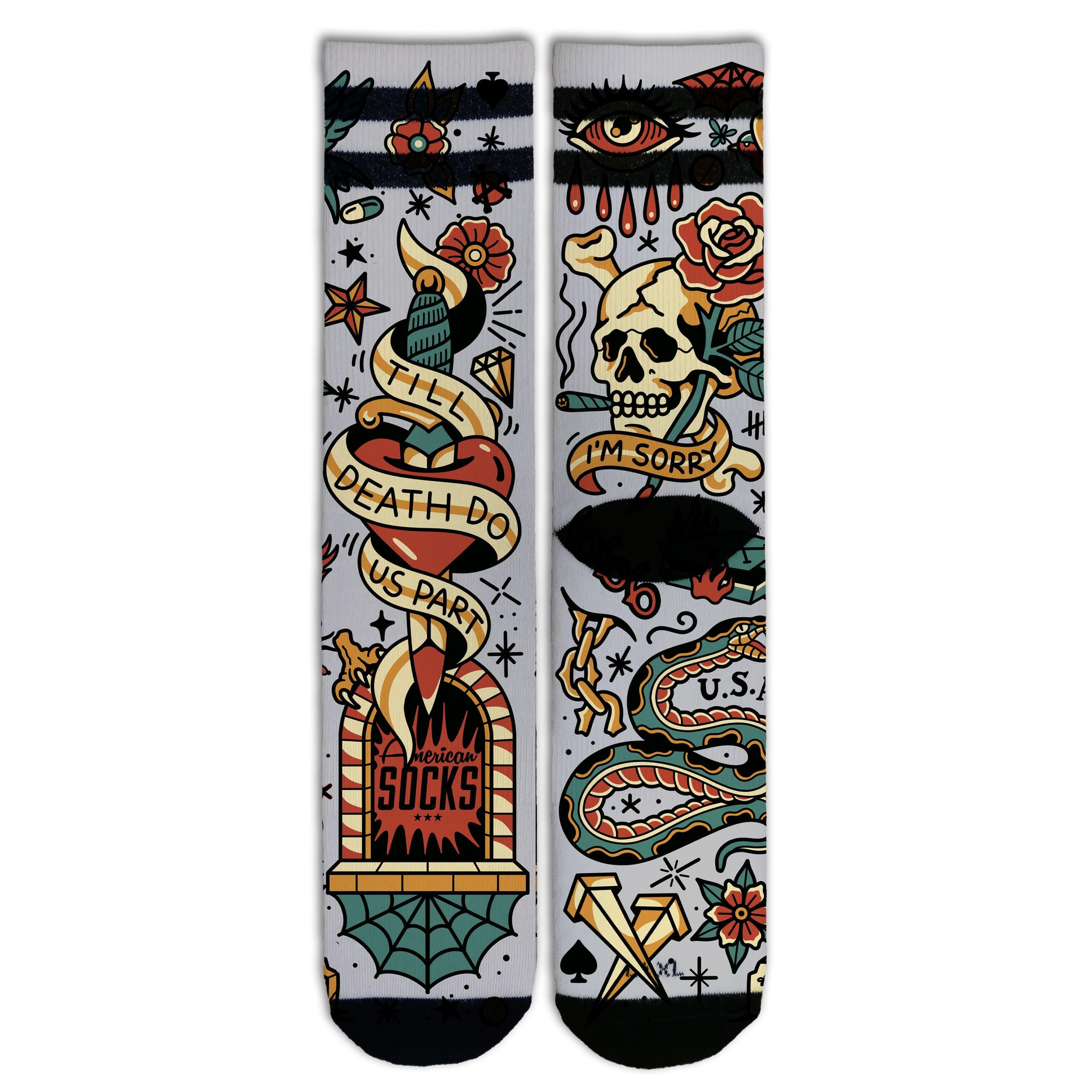 AMERICAN SOCKS Calzini Till Death Do Us Part - Mid High - American Socks
