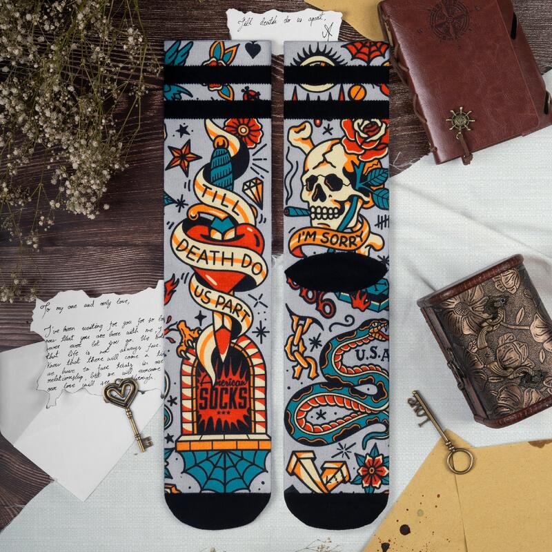 Calcetines divertidos deporte American Socks Till Death Do Us Part - Mid High