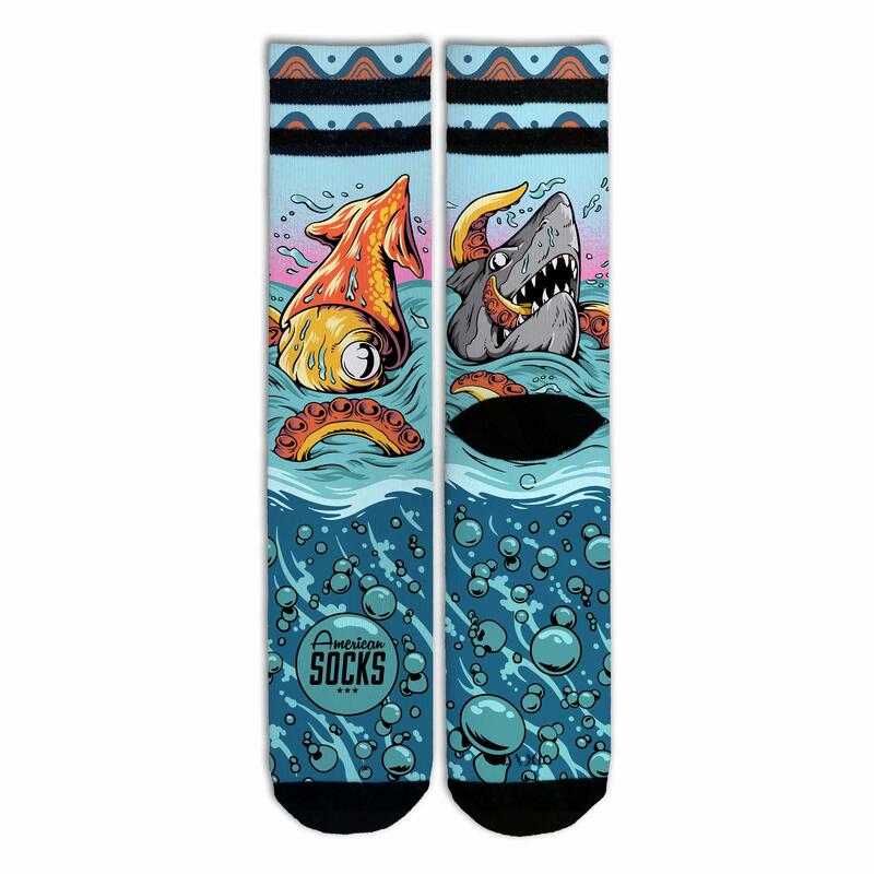 Chaussettes American Socks Seamonsters - Mid High