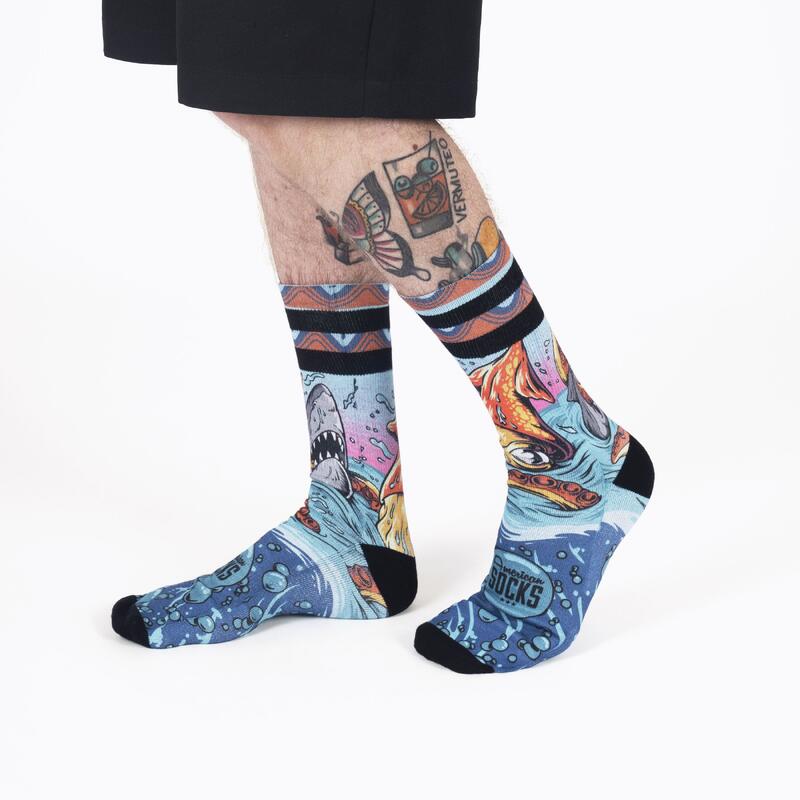 Socken American Socks Seamonsters - Mid High