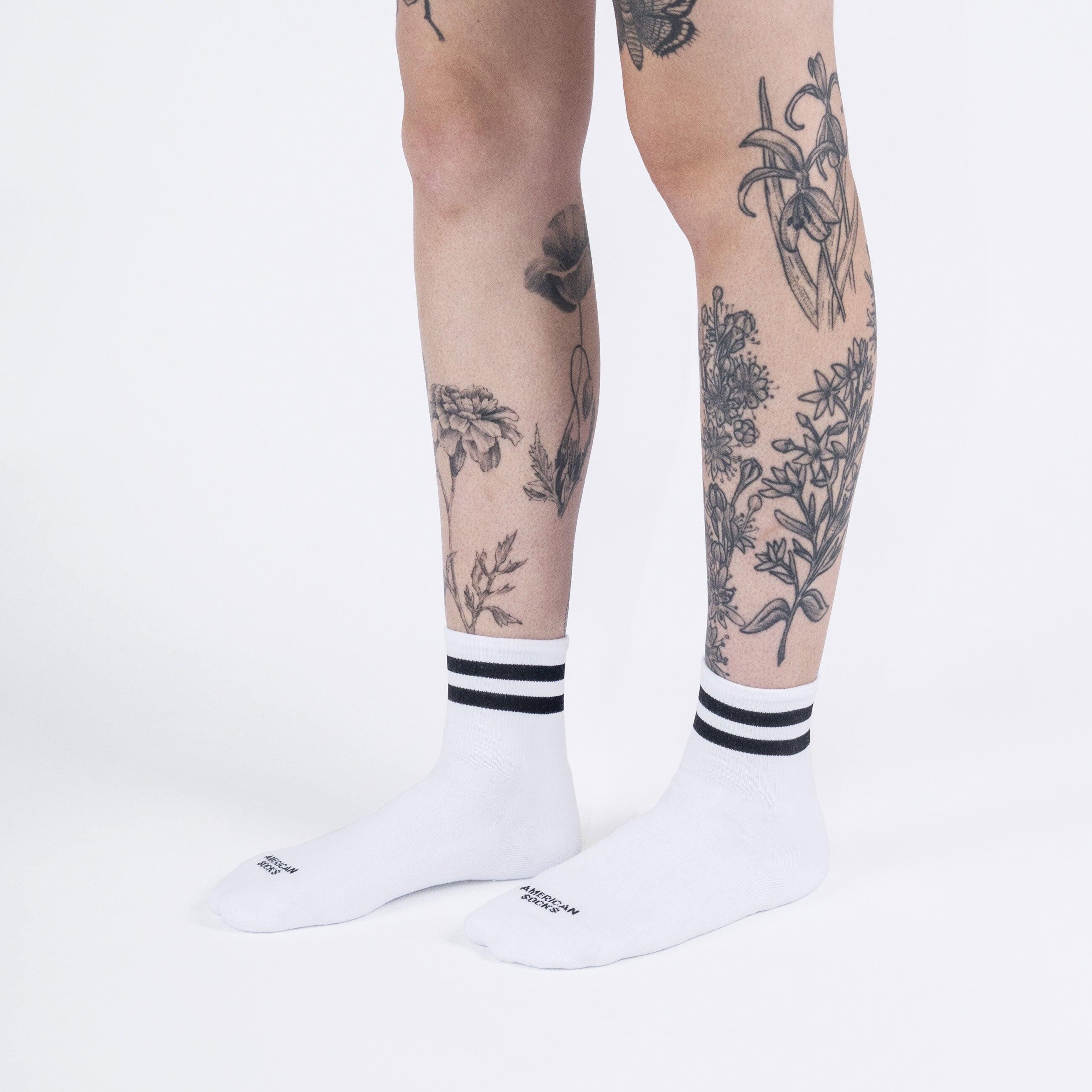 Meias American Socks Old School Brancas 5/7