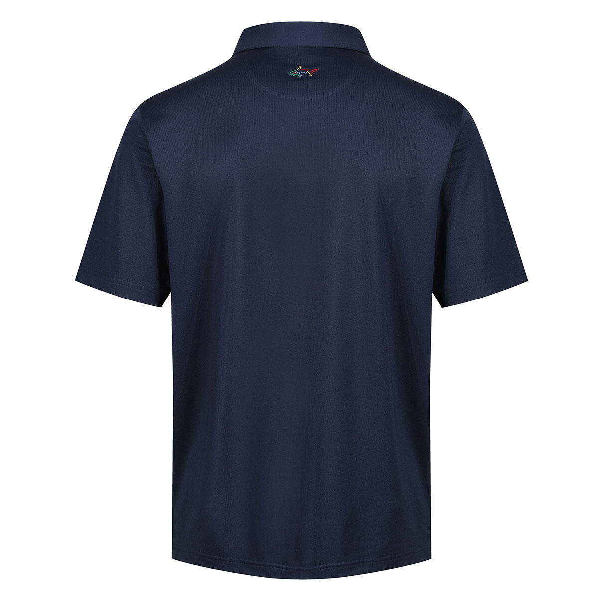Greg Norman Mens Neck Logo Stretch Golf Polo Shirt 2/4