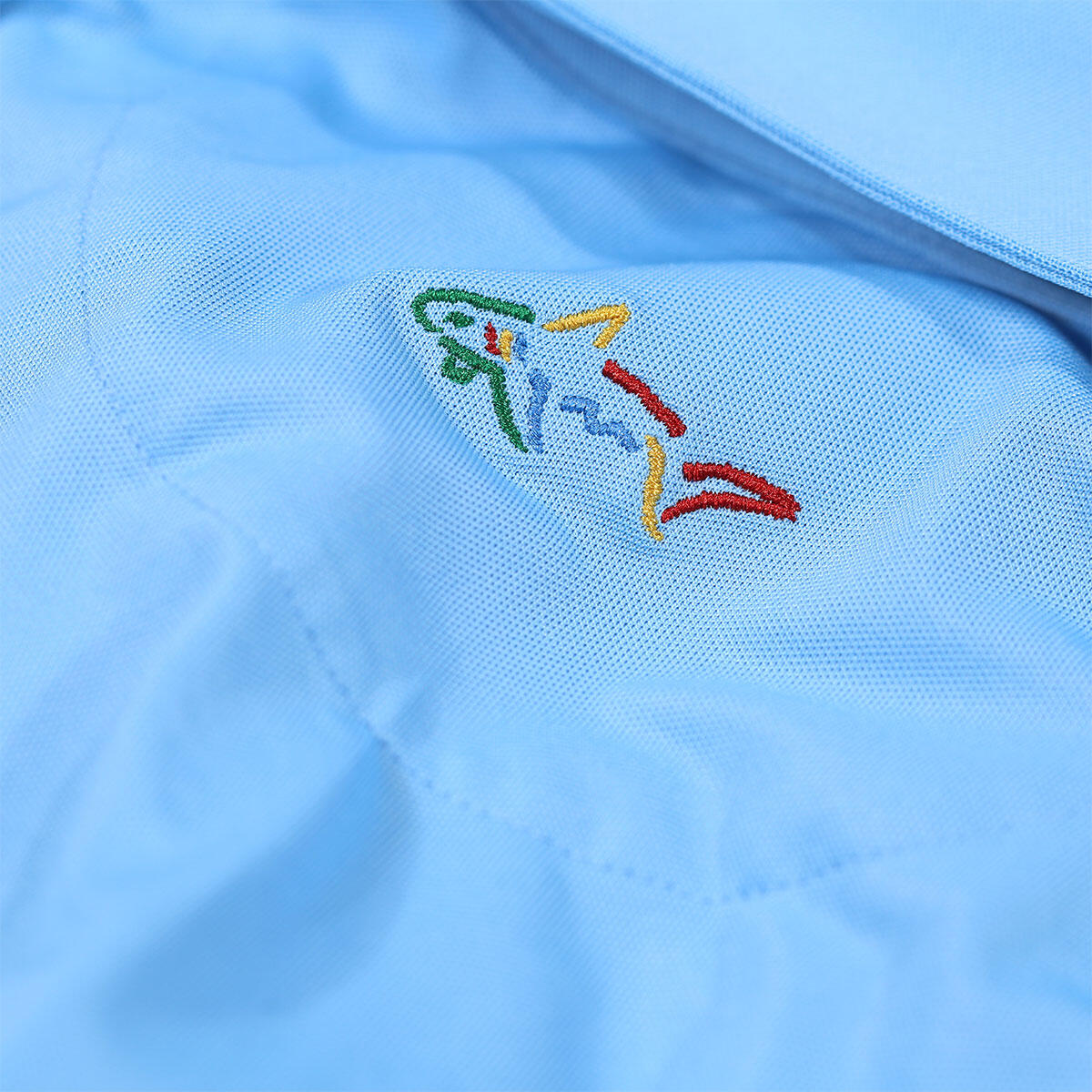 Greg Norman Mens Neck Logo Stretch Golf Polo Shirt 3/4
