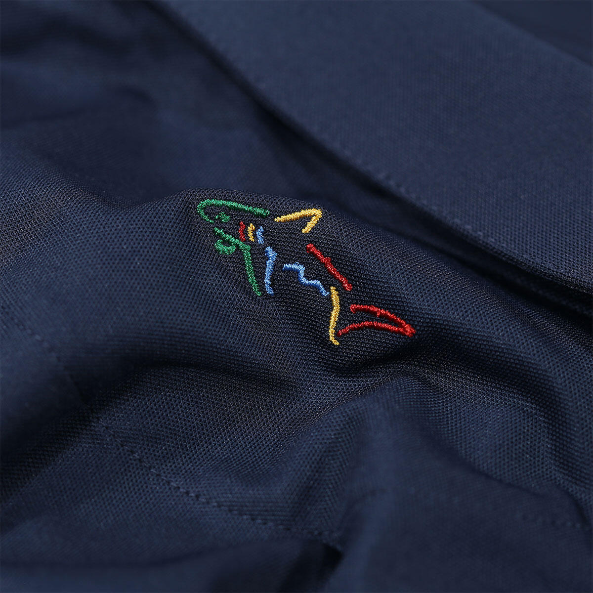 Greg Norman Mens Neck Logo Stretch Golf Polo Shirt 4/4