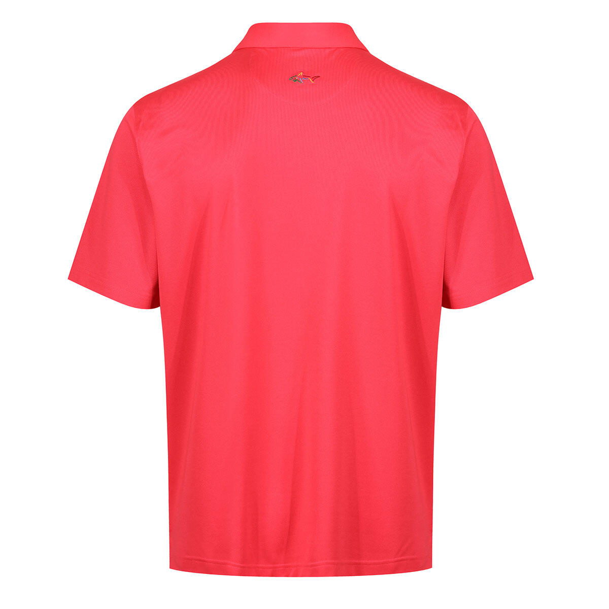 Greg Norman Mens Neck Logo Stretch Golf Polo Shirt 2/4