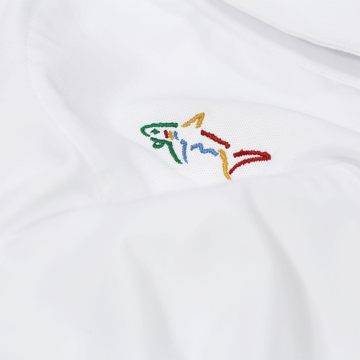 Greg Norman Mens Neck Logo Stretch Golf Polo Shirt 4/4