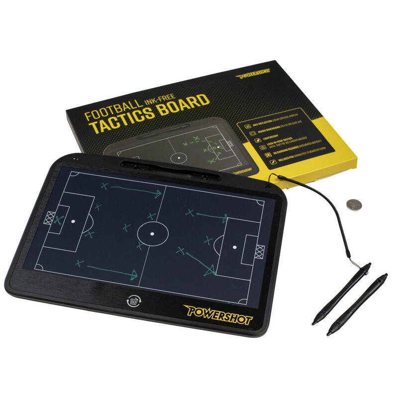 POWERSHOT® Fußball-Taktiktafel - Tintefrei - aus recyceltem Material!⚽
