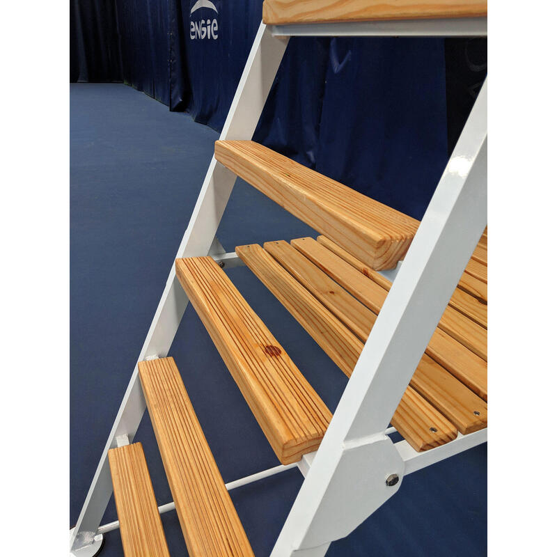 Ultra wedstrijdscheidsrechtersstoel - Carrington - Aluminium + hout