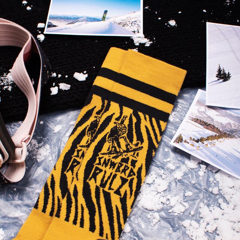 Calcetines divertidos para deporte American Socks Snowboard Rules - Snow Socks