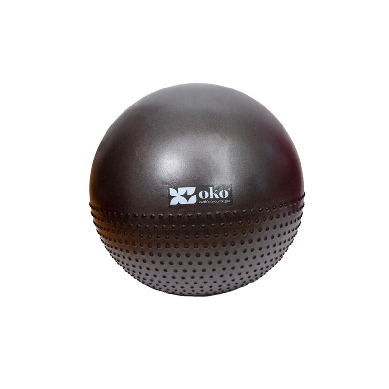 VirtuFit Anti-Burst Fitness Ball Pro avec support de balle - Gris
