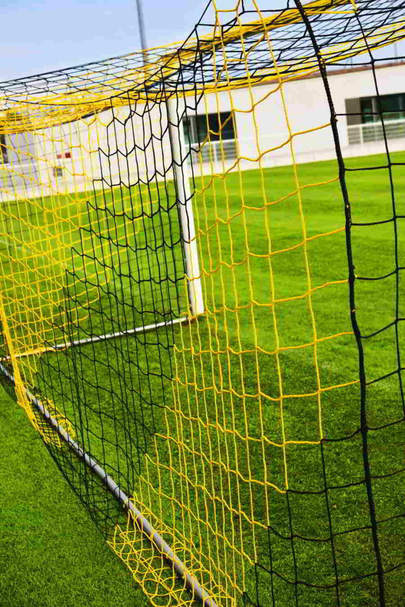 Rete da calcio a 11 4mm - Gialla e nera - Per porta 7,32 x 2,44 x 2 x 2 m 4/7