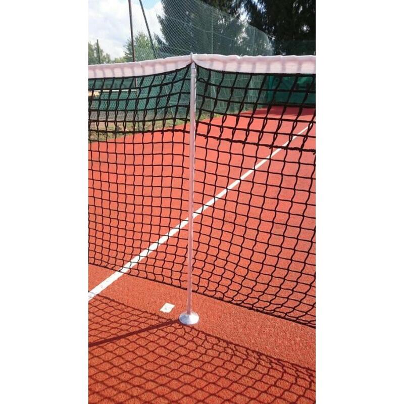 Tennis-Einzelpfahl (grau)