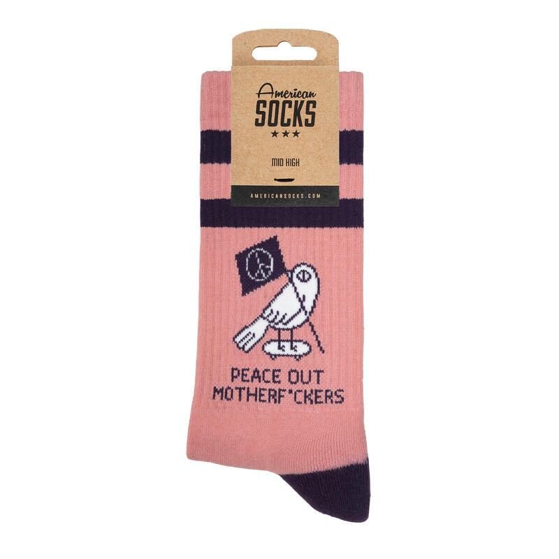 Chaussettes American Socks Peace out - Mid High
