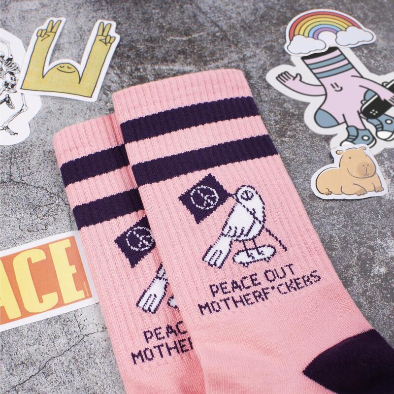 Chaussettes American Socks Peace out - Mid High