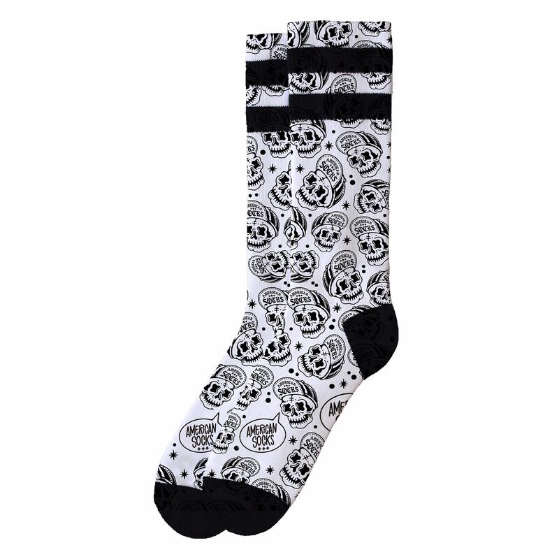 Socken American Socks Skater Skull - Mid High
