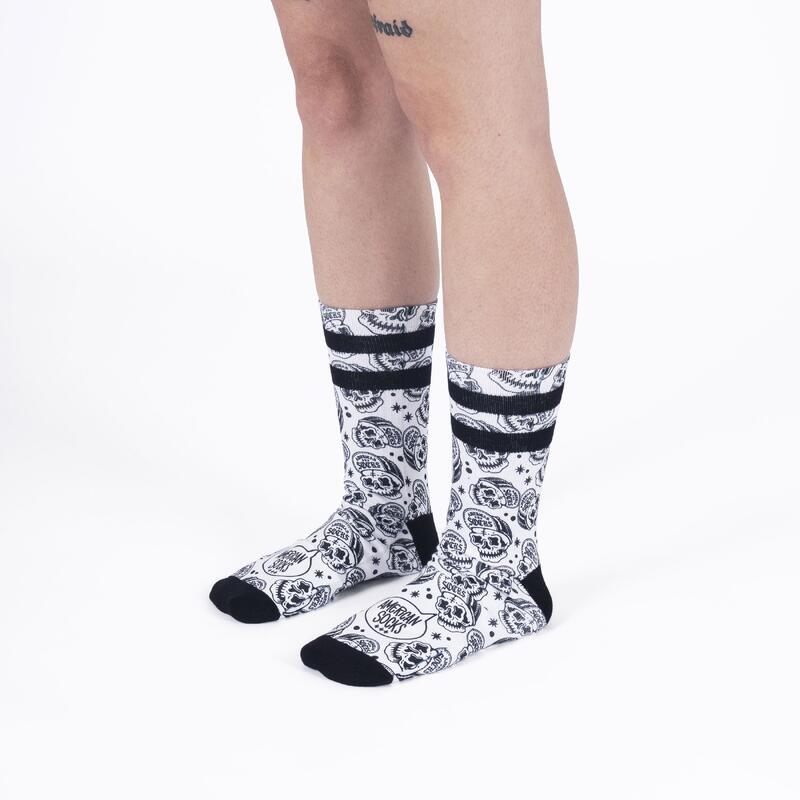 Calcetines divertidos para deporte American Socks The Wall - Mid High