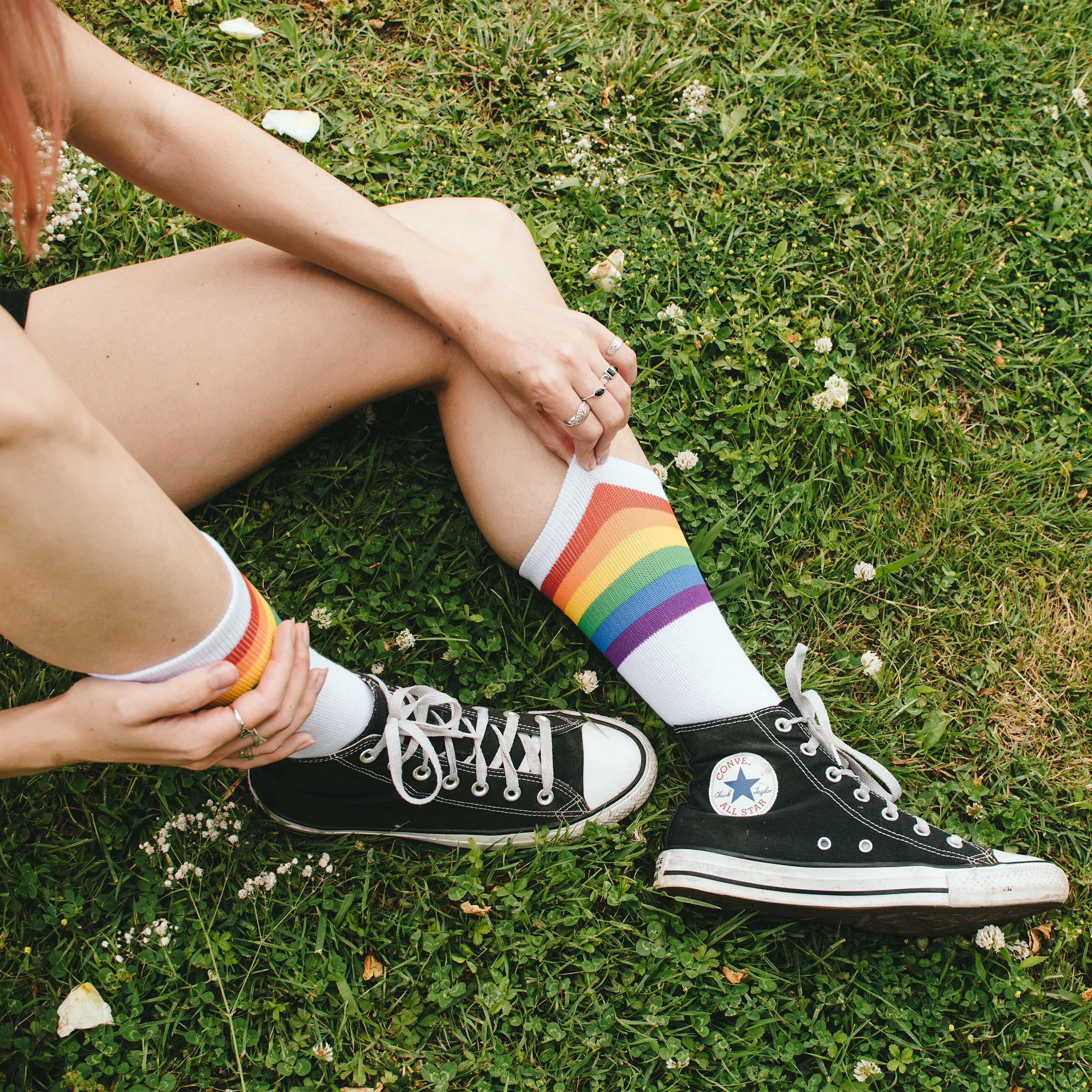 Chaussettes Rainbow Pride - Mid High - American Socks 6/7