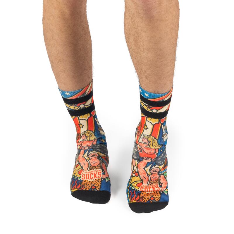 Calcetines divertidos para deporte American Socks Circus - Mid High