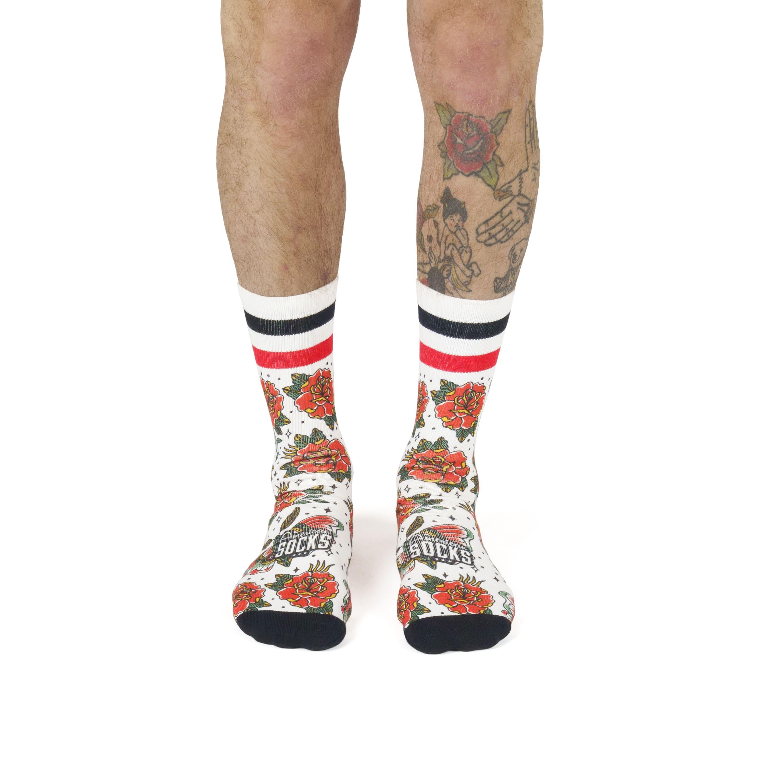 Sokken American socks model Moth Mid High voor unisex 4/7