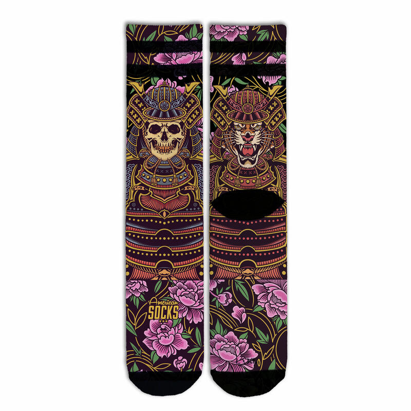 Calcetines divertidos para deporte American Socks Samurai - Mid High
