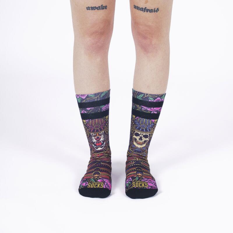 Calcetines divertidos para deporte American Socks Samurai - Mid High