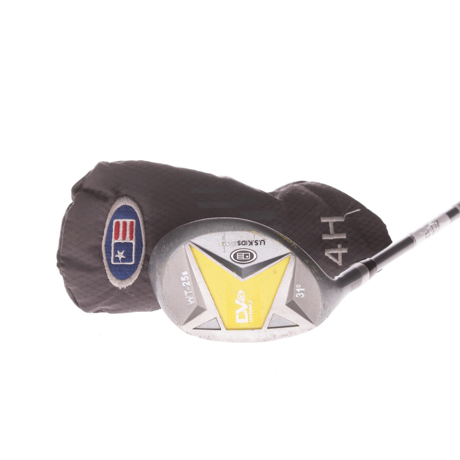 U.S KIDS GOLF USED - 4 Hybrid U.S. Kids Golf DV3 31* Graphite Youth Shaft Left Hand - GRADE C