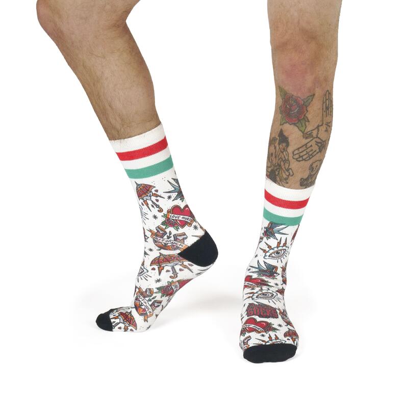 Calcetines divertidos para deporte American Socks Love Hurts - Mid High