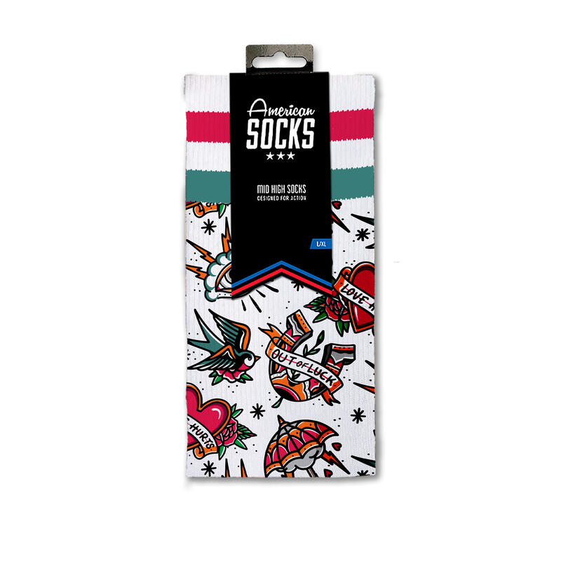 Chaussettes American Socks Love Hurts - Mid High